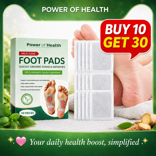 100% Herbal & Gentle Ingredient Detox Foot Pads (BUY 10 GET 20 FREE Pack of 30)