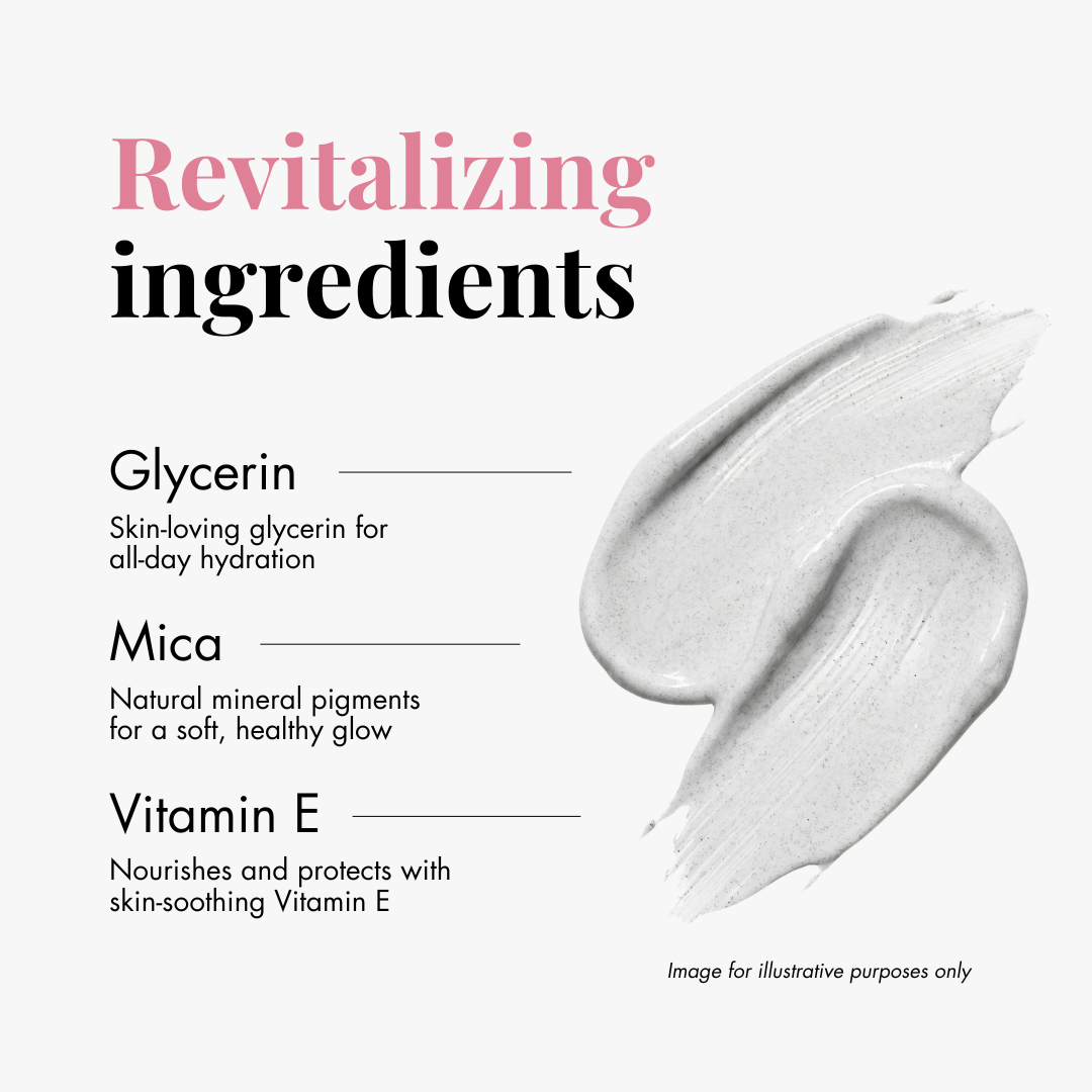 Glycerin, mica and vitamin E ingredient highlights